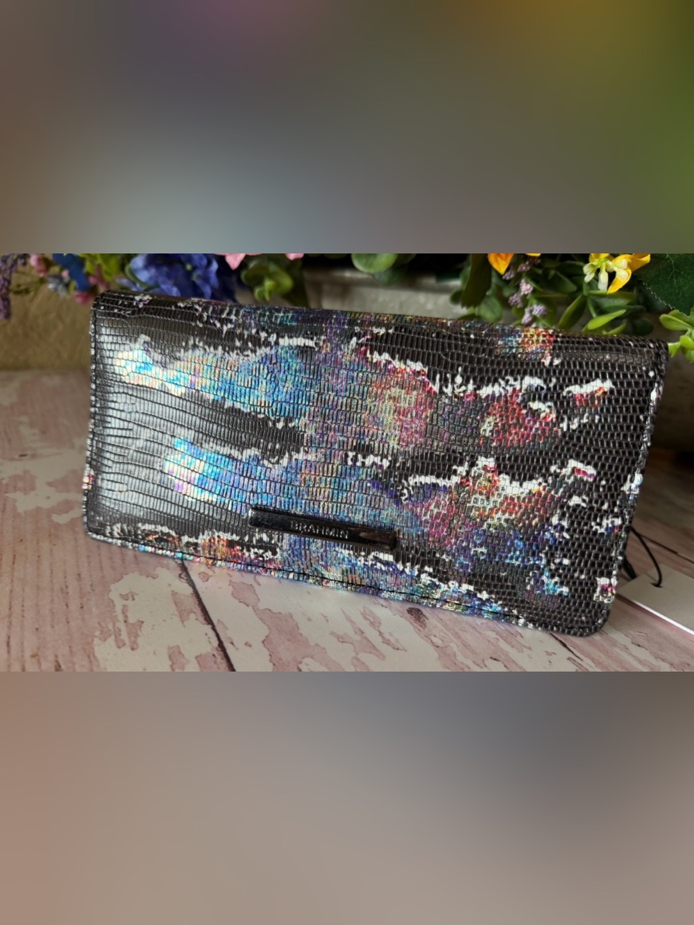 Brahmin Ady Multi Spectacle Wallet BRAHMIN EXCLUSIVE HOLOGRAPHIC NWT
